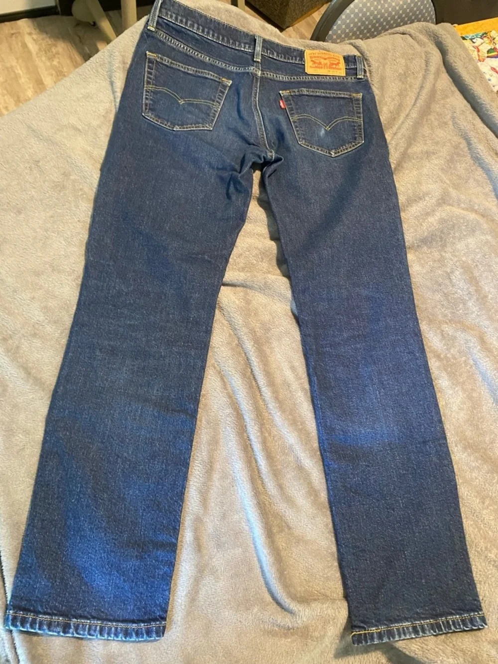 Levi's Slim Straight Dark Blue Jeans